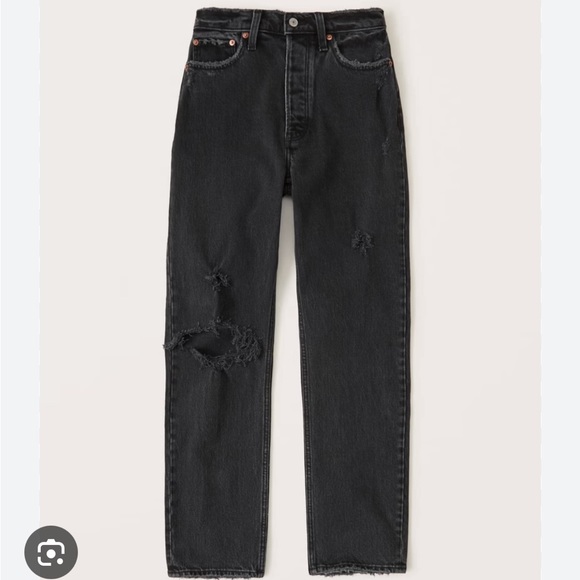 Abercrombie & Fitch Denim - Abercrombie the dad high rise size 25